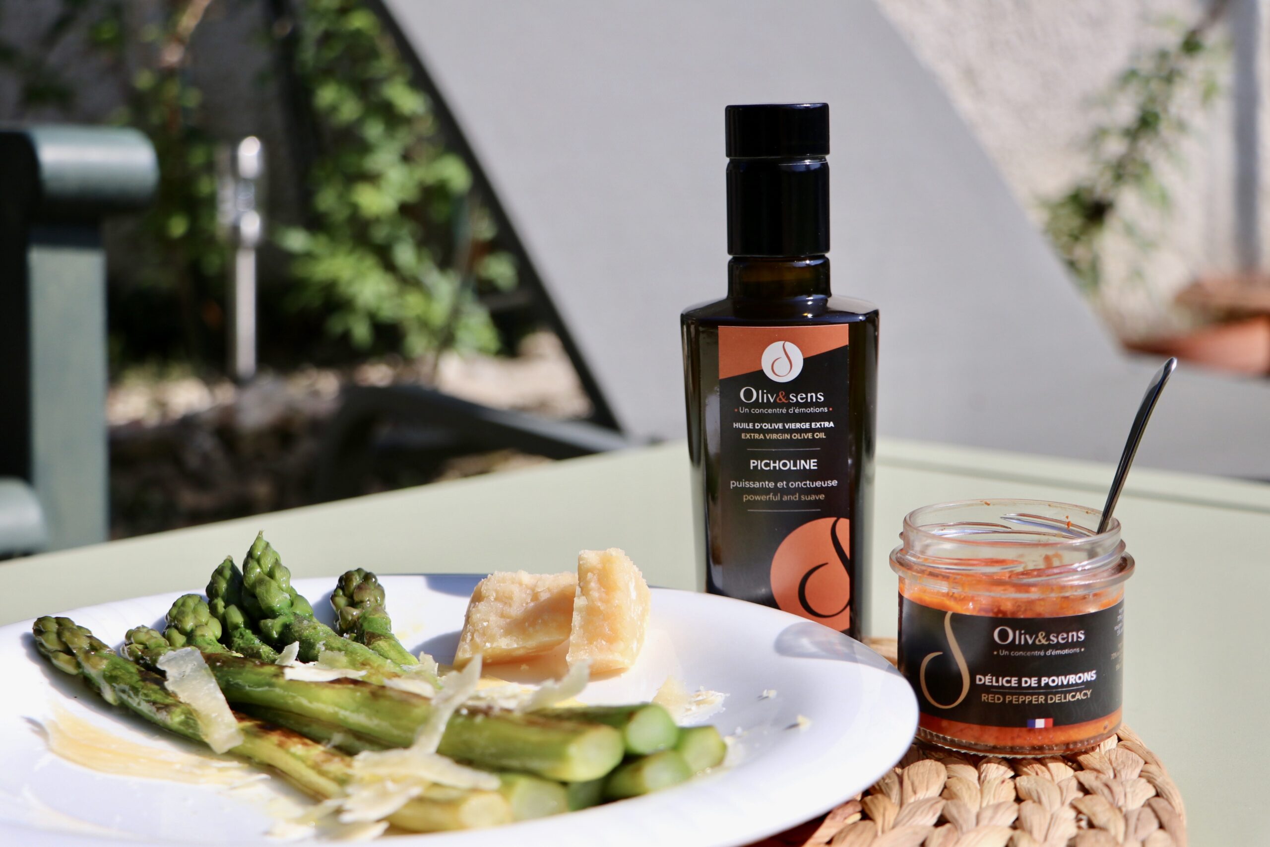 Recette du mois – Asperges grillées à l’huile d’olive & au parmesan
