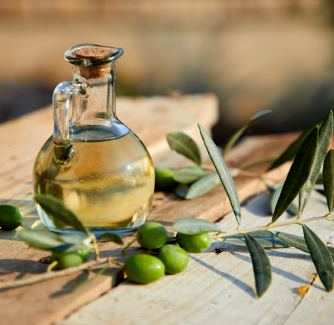 Huiles d'olive contenant présentation