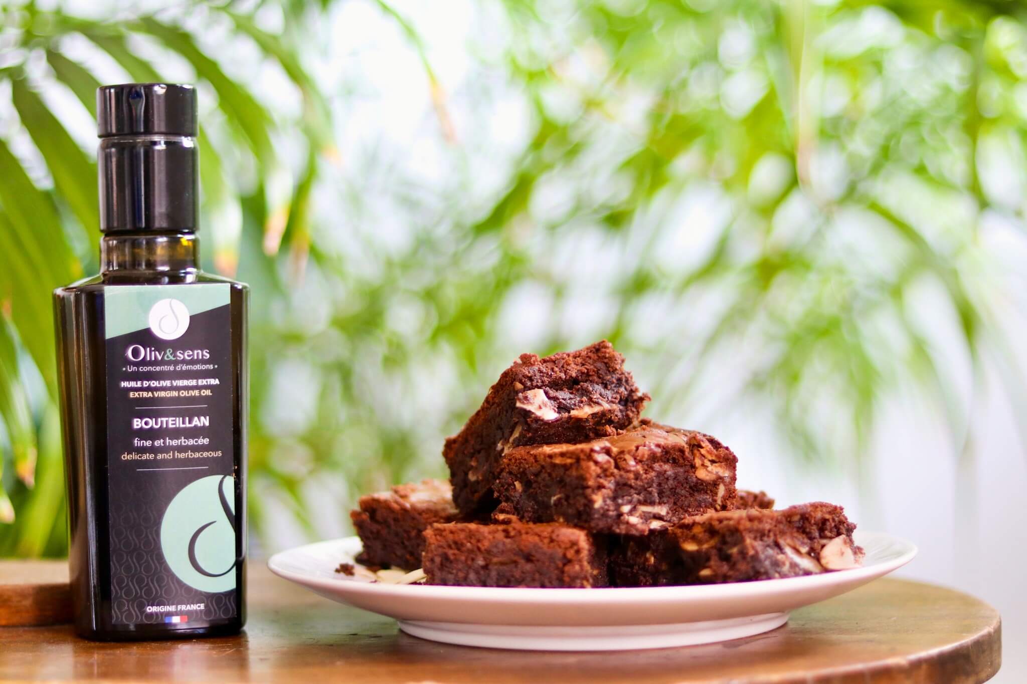 Recette sucrée – Brownies aux amandes et à l’huile d’olive